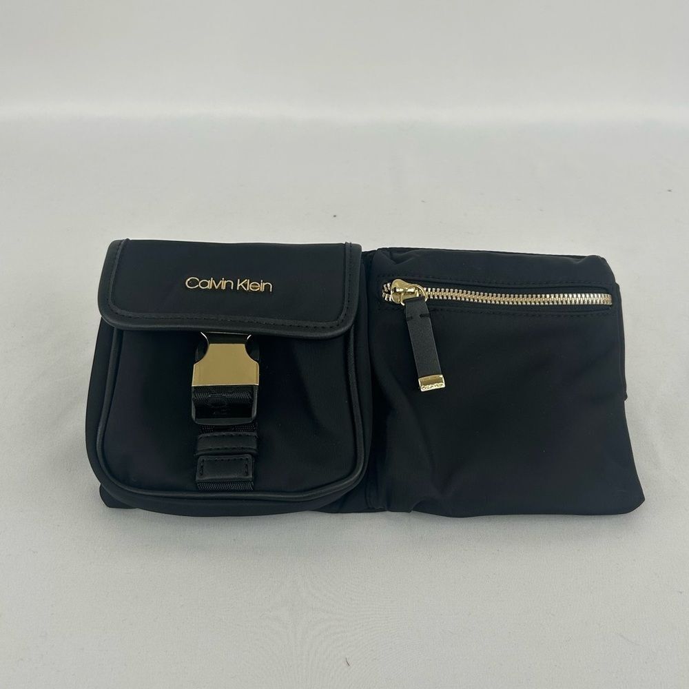 Calvin Klein Black Nylon Fanny Pack